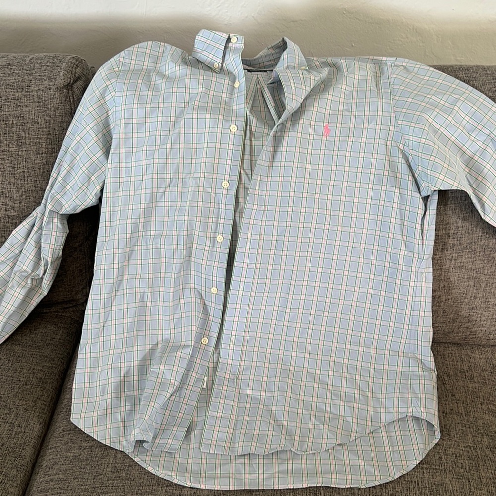 Ralph Lauren blue pink and green